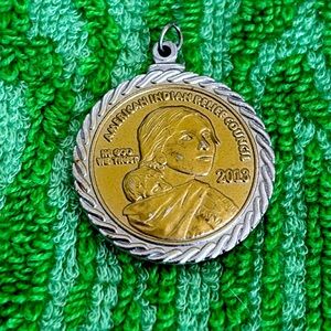 American Indian Relief 2013 Sacagawea Coin Pendant